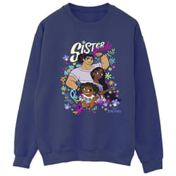 Disney - Sweat ENCANTO SISTER GOALS - Femme (Bleu marine)
