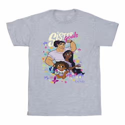 Disney - T-shirt ENCANTO SISTER GOALS - Garçon (Gris chiné)