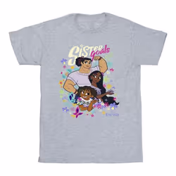 Disney - T-shirt ENCANTO SISTER GOALS - Garçon (Gris chiné)