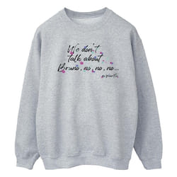 Disney - Sweat ENCANTO WE DONT TALK ABOUT BRUNO NO NO - Homme (Gris chiné)