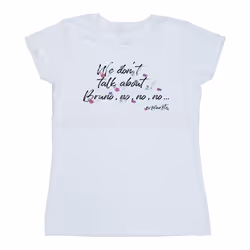 Disney - T-shirt ENCANTO WE DONT TALK ABOUT BRUNO NO NO - Femme (Blanc)