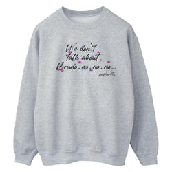 Disney - Sweat ENCANTO WE DONT TALK ABOUT BRUNO NO NO - Femme (Gris chiné)