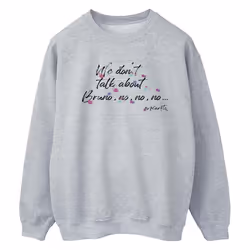 Disney - Sweat ENCANTO WE DONT TALK ABOUT BRUNO NO NO - Femme (Gris chiné)