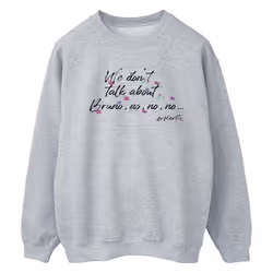 Disney - Sweat ENCANTO WE DONT TALK ABOUT BRUNO NO NO - Femme (Gris chiné)
