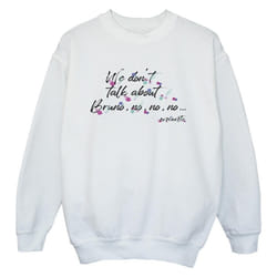 Disney - Sweat ENCANTO WE DONT TALK ABOUT BRUNO NO NO - Garçon (Blanc)