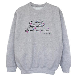 Disney - Sweat ENCANTO WE DONT TALK ABOUT BRUNO NO NO - Garçon (Gris chiné)