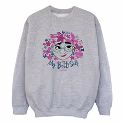 Disney - Sweat ENCANTO MY BEST SELF - Fille (Gris chiné)