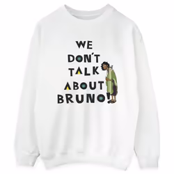 Disney - Sweat ENCANTO WE DONT TALK ABOUT BRUNO - Femme (Blanc)