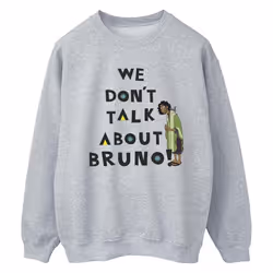 Disney - Sweat ENCANTO WE DONT TALK ABOUT BRUNO - Femme (Gris chiné)