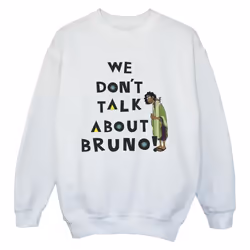 Disney - Sweat ENCANTO WE DONT TALK ABOUT BRUNO - Garçon (Blanc)