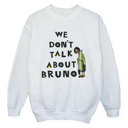 Disney - Sweat ENCANTO WE DONT TALK ABOUT BRUNO - Garçon (Blanc)
