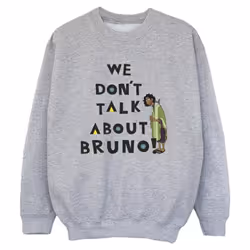 Disney - Sweat ENCANTO WE DONT TALK ABOUT BRUNO - Garçon (Gris chiné)
