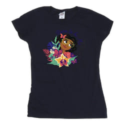 Disney - T-shirt ENCANTO BORN TO BE ME - Femme (Bleu marine)