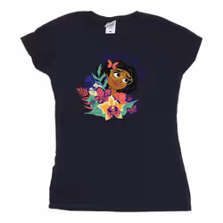 Disney - T-shirt ENCANTO BORN TO BE ME - Femme (Bleu marine)