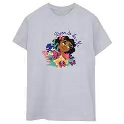 Disney - T-shirt ENCANTO BORN TO BE ME - Femme (Gris chiné)