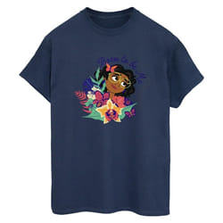 Disney - T-shirt ENCANTO BORN TO BE ME - Femme (Bleu marine)