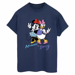 Disney - T-shirt - Femme (Bleu marine)