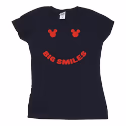 Disney - T-shirt - Femme (Bleu marine)