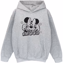 Disney - Sweat à capuche MINNIE MOUSE - Fille (Gris chiné)