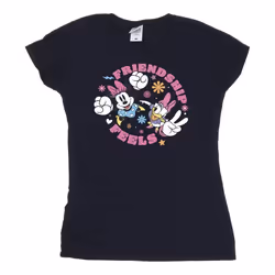 Disney - T-shirt FRIENDSHIP - Femme (Bleu marine)