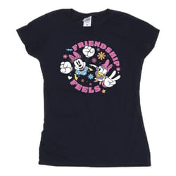 Disney - T-shirt FRIENDSHIP - Femme (Bleu marine)