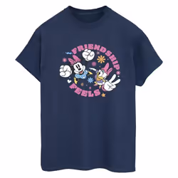 Disney - T-shirt FRIENDSHIP - Femme (Bleu marine)