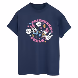 Disney - T-shirt FRIENDSHIP - Femme (Bleu marine)