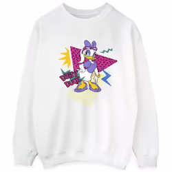 Disney - Sweat DAISY DUCK COOL - Homme (Blanc)