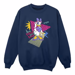 Disney - Sweat DAISY DUCK COOL - Fille (Bleu marine)