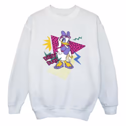 Disney - Sweat DAISY DUCK COOL - Fille (Blanc)