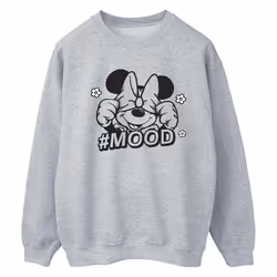 Disney - Sweat MOOD - Femme (Gris chiné)