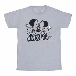Disney - T-shirt MOOD - Fille (Gris chiné)