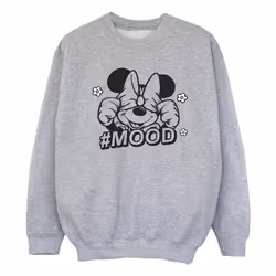 Disney - Sweat MOOD - Fille (Gris chiné)