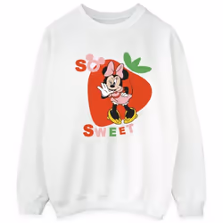 Disney - Sweat SO SWEET STRAWBERRY - Homme (Blanc)