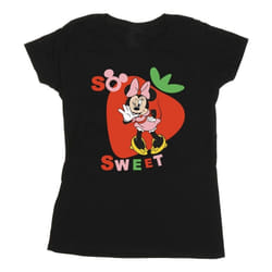 Disney - T-shirt SO SWEET STRAWBERRY - Femme (Noir)