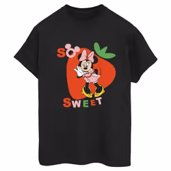 Disney - T-shirt SO SWEET STRAWBERRY - Femme (Noir)