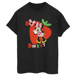 Disney - T-shirt SO SWEET STRAWBERRY - Femme (Noir)