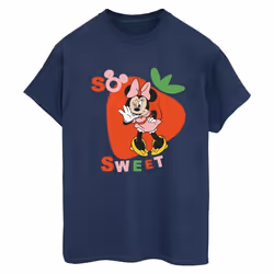 Disney - T-shirt SO SWEET STRAWBERRY - Femme (Bleu marine)