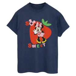 Disney - T-shirt SO SWEET STRAWBERRY - Femme (Bleu marine)