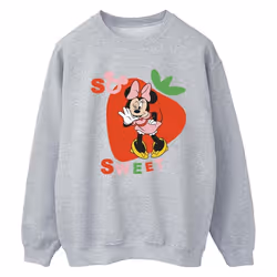 Disney - Sweat SO SWEET STRAWBERRY - Femme (Gris chiné)