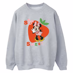 Disney - Sweat SO SWEET STRAWBERRY - Femme (Gris chiné)