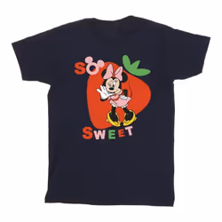 Disney - T-shirt SO SWEET STRAWBERRY - Garçon (Bleu marine)