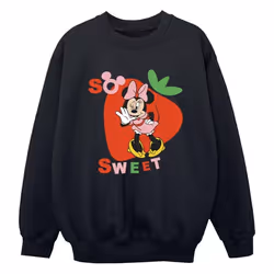 Disney - Sweat SO SWEET STRAWBERRY - Garçon (Noir)
