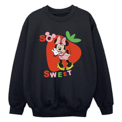 Disney - Sweat SO SWEET STRAWBERRY - Garçon (Noir)