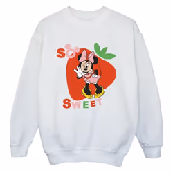 Disney - Sweat SO SWEET STRAWBERRY - Garçon (Blanc)