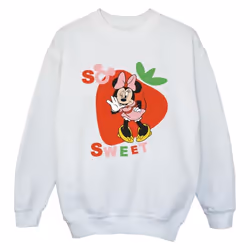 Disney - Sweat SO SWEET STRAWBERRY - Garçon (Blanc)