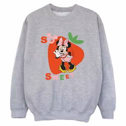 Disney - Sweat SO SWEET STRAWBERRY - Garçon (Gris chiné)