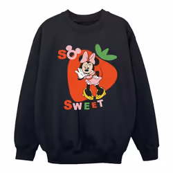 Disney - Sweat SO SWEET STRAWBERRY - Fille (Noir)