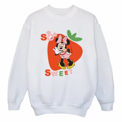Disney - Sweat SO SWEET STRAWBERRY - Fille (Blanc)