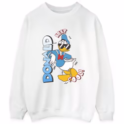 Disney - Sweat DONALD DUCK COOL - Homme (Blanc)